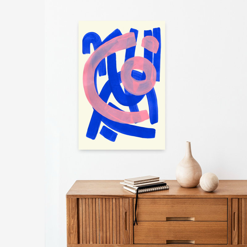 Art contemporain, art contemporain abstrait, H 24 po x l 16 po