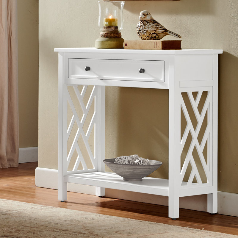 81.28cm Console Table, White