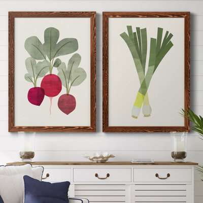 " Organic Veg I " 2 - Pieces