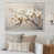 Toile naturelle avec cadre flottant