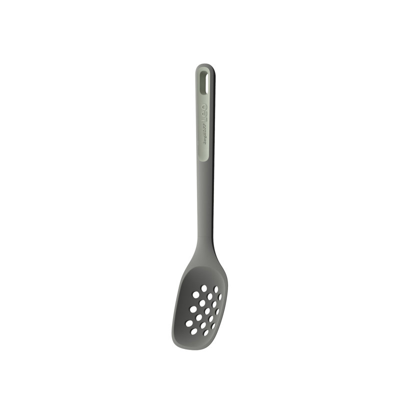 Gray Silicone and Nylon 3-Piece Cooking Utensil Set