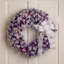 Pre-Lit Flocked Pine Artificial Christmas Wreath - 24" - Clear Lights-83520720