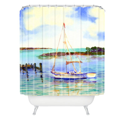 Rideau de douche simple summer voile