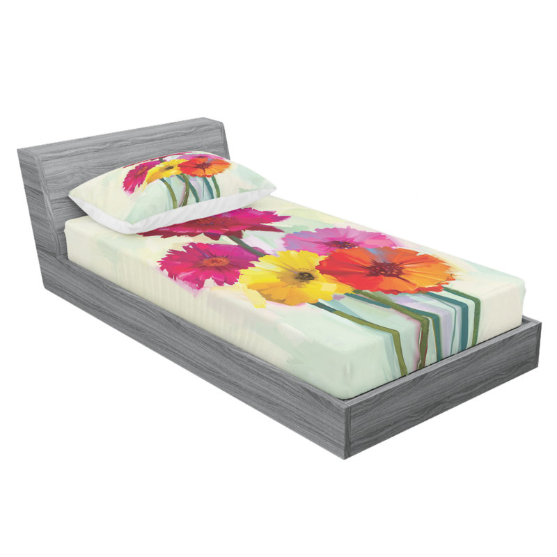 Microfiber Sheet Set, Twin XL Sheet Set with Fitted Sheet