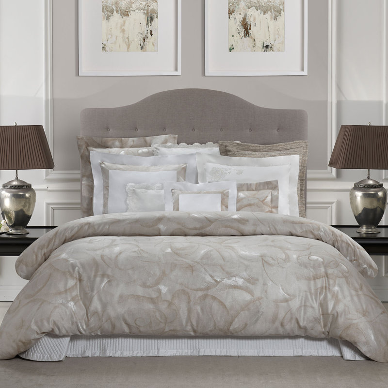 Andromeda Jacquard By DEA Cotton Pillow Sham, Standard