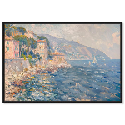 Art Remedy Classic Landscape Canvas   Riviera View
