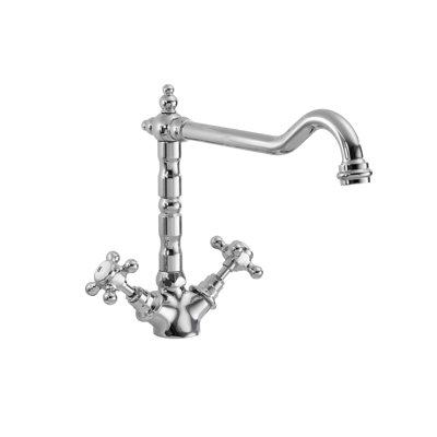 French Twin Lever Monobloc Tap