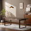 Minimalist Walnut Rectangular Table.