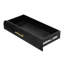 Console pour divers usages noir antique avec rangement de tiroir et structure stable