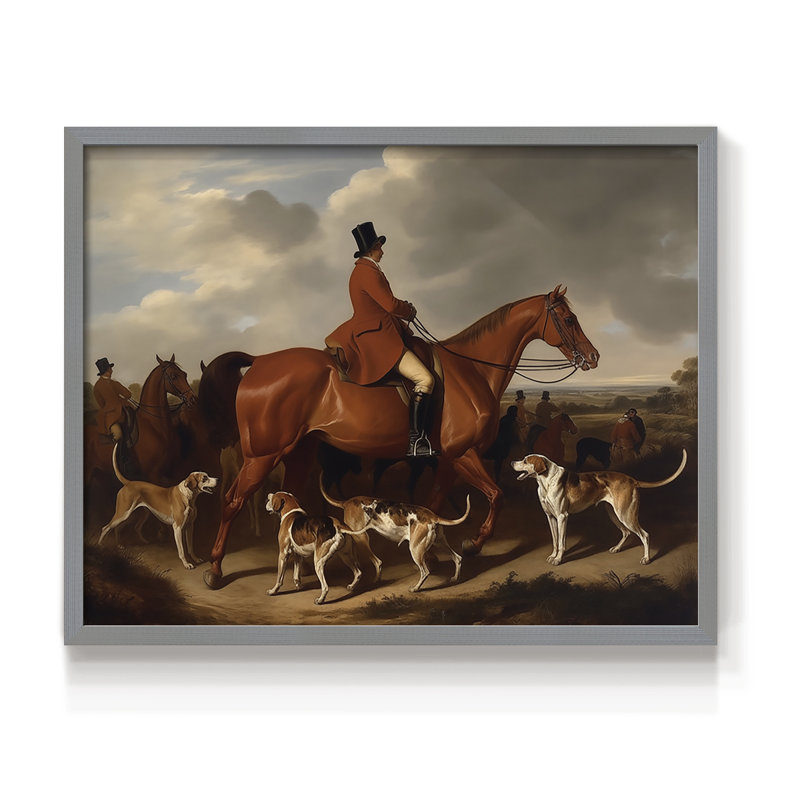 Faune - LXV - Reproduction encadrée - Restickable, Gris, H 22 po x l 28 po