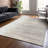 Meleya Ivory Washable Indoor-Outdoor Rug - -1317443965