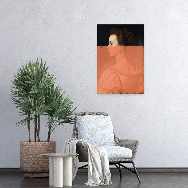 Art contemporain contemporain coloré, H 24 po x l 16 po