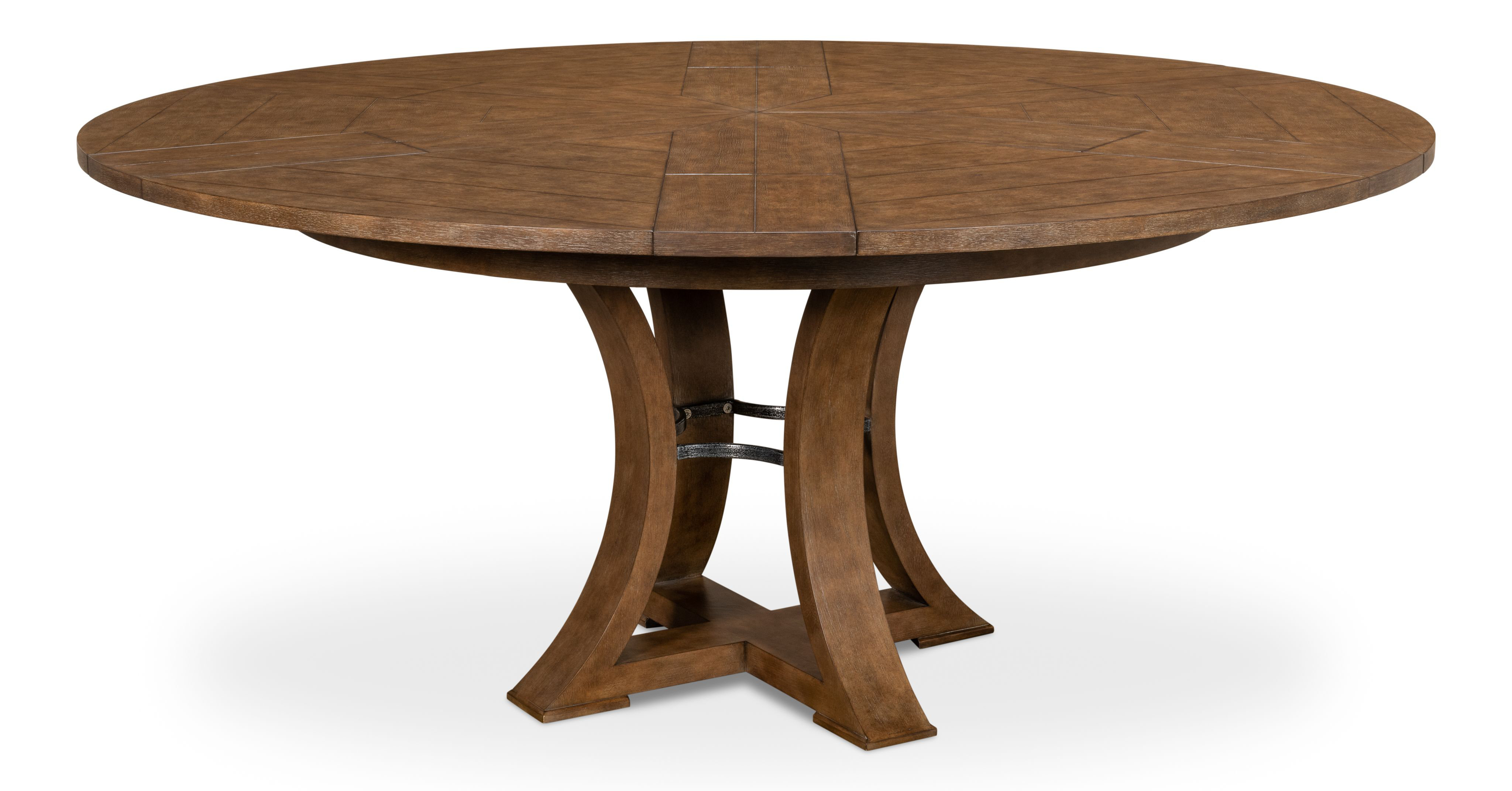 Foundry Select Extendable Round Solid Wood Dining Table & Reviews | Wayfair