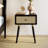 Beiro Solid Wood Nightstand-1370413556