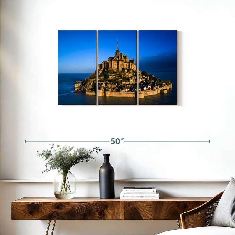 Île du Mont Saint-Michel, H 20 po x l 33 po