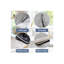 3-Pack Crevice Cleaning Brushes – Hard Bristle Gap Cleaner With Angled Head | Detail Scrubber For Sink Gaps, Tile Grout, Floor Edges, Window Tracks & Kitchen Corners
