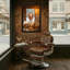Noël, père Noël, renne, grange, scène hivernale-2006917074