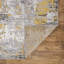 Tapis abstrait jaune / gris / ivoire Chiswick-1711704292