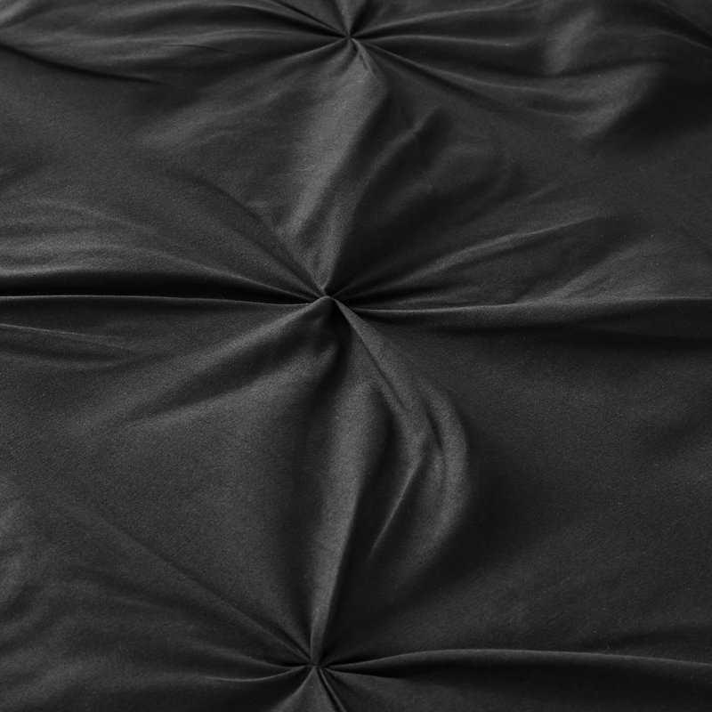 7pieces(full/queen/king)lightweight Solid Pinch Pleat Comforter Set For All Seasons, Twin(5 Pieces), Soft & Comfortable Bed In A Bag Set For Student/friends/family, A Cloud-like Sleeping Space , Spring/summer/autumn/winter, Great Gift/home Decor