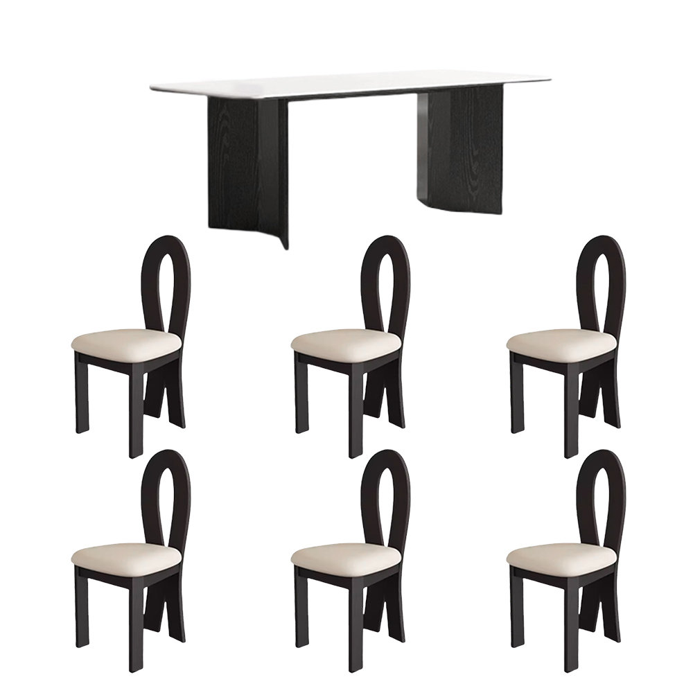 Hokku Designs Solid wood base dining table | Wayfair