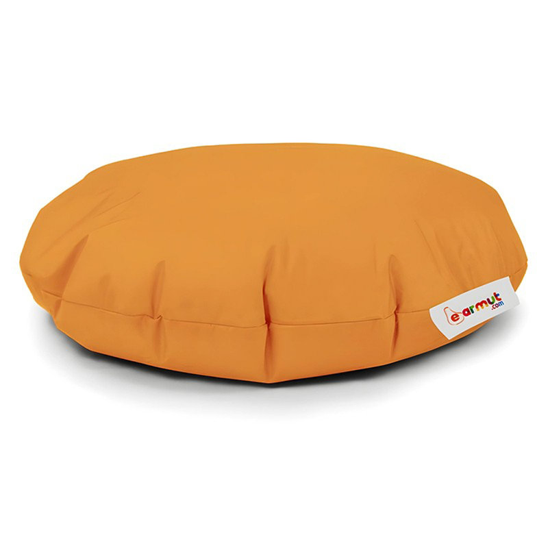 Fauteuil à billes de qualité supérieure, orange | 39,4 po de diamètre, 39,4 po de hauteur, 7,9 po de hauteur du siège | 100% polyester imperméable, bourre en styromousse 100% perles originales | Capacité de poids maximale: 440 lb | Design moderne pour la détente en plein air