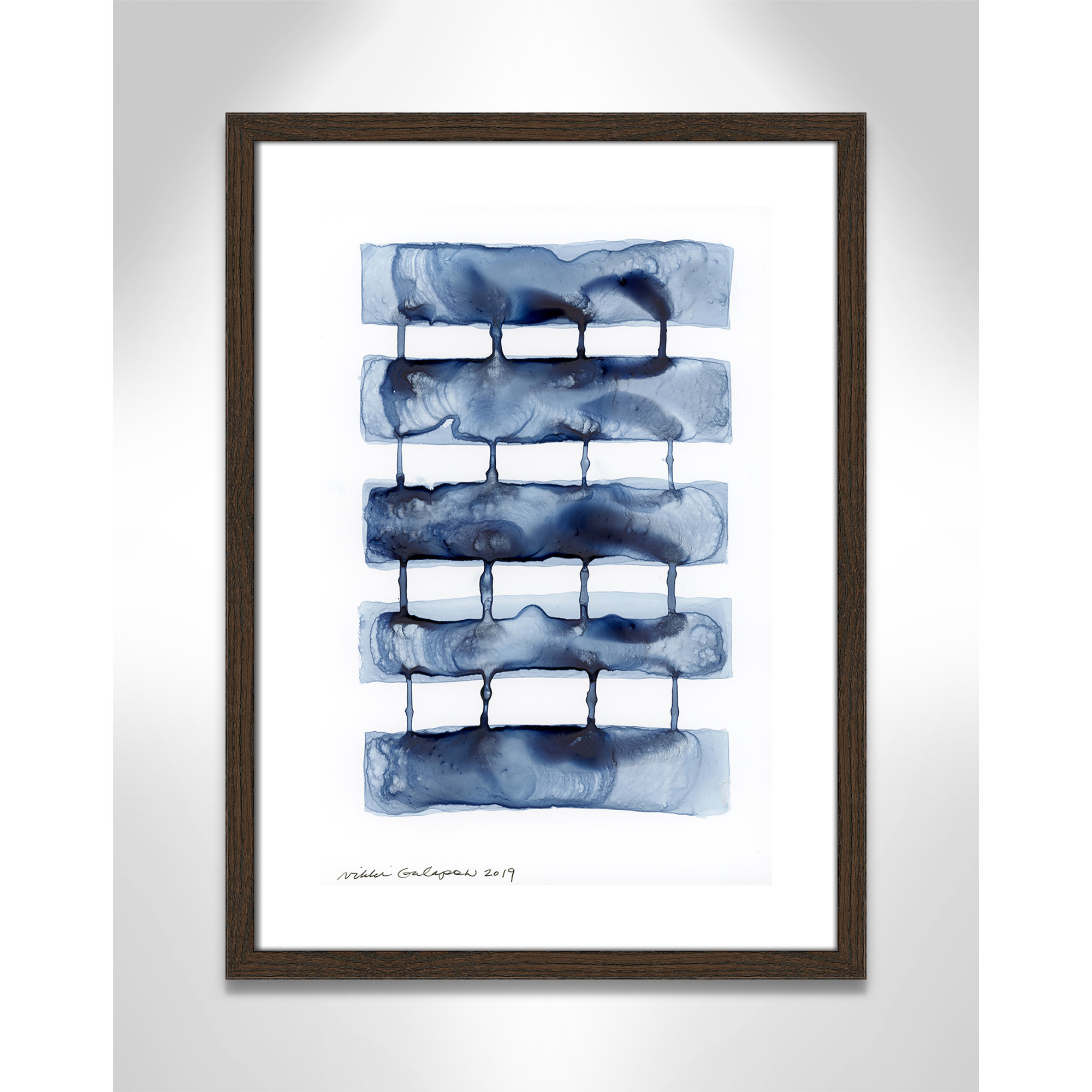 Stitched Together I by Nikki Galapon - Solid Wood Rectangle Print Single Piece Item on Canvas, 23" H x 17" W x 0.75" D