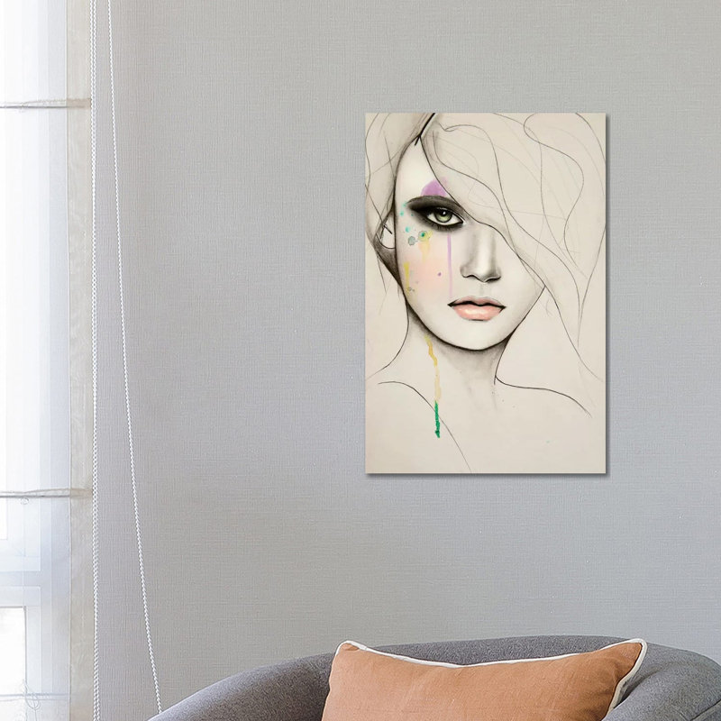 Division by Leigh Viner - Painting on Canvas, Wrapped Canvas, 66.04 cm H x 45.72 cm W x 3.175 cm D