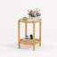 Table basse en rotin avec plateau en verre Bay Isle Home-1457620363-1458726307