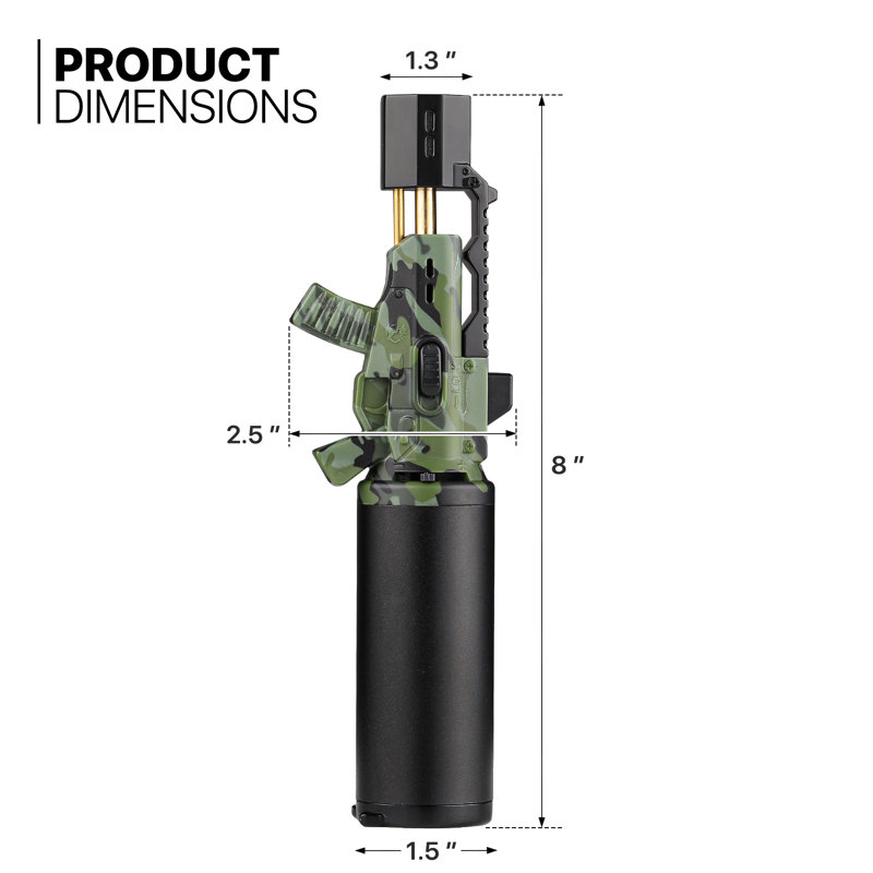 Aluminum Alloy Non-Stick Lighter, Green