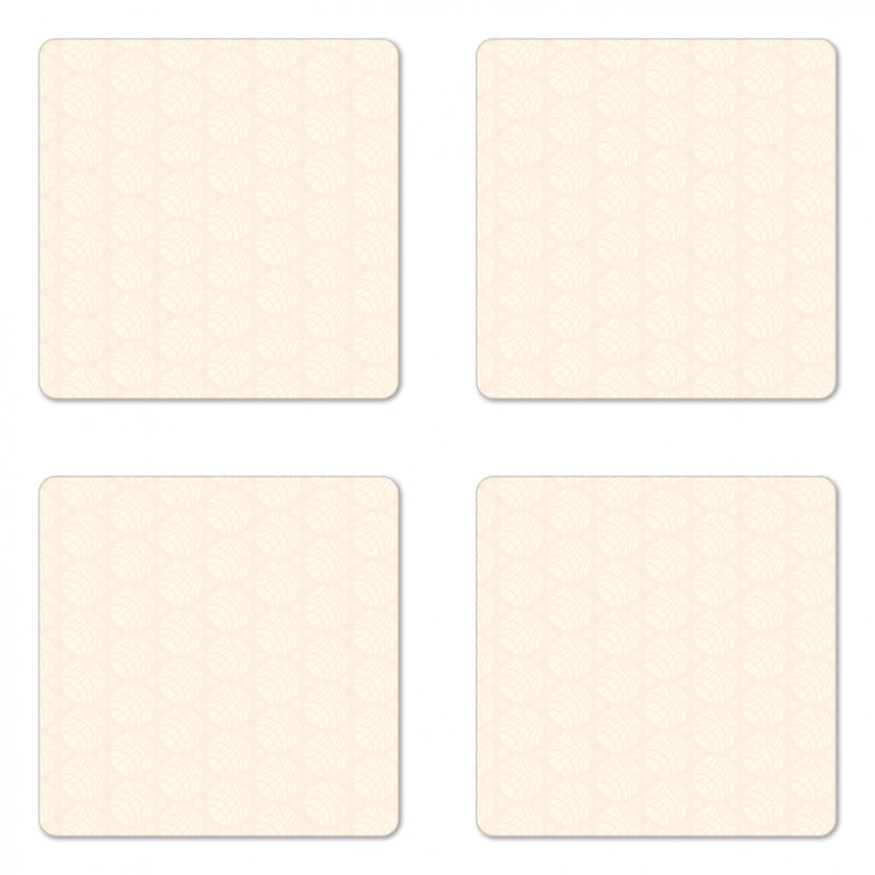 Square 4 Piece Coaster Set