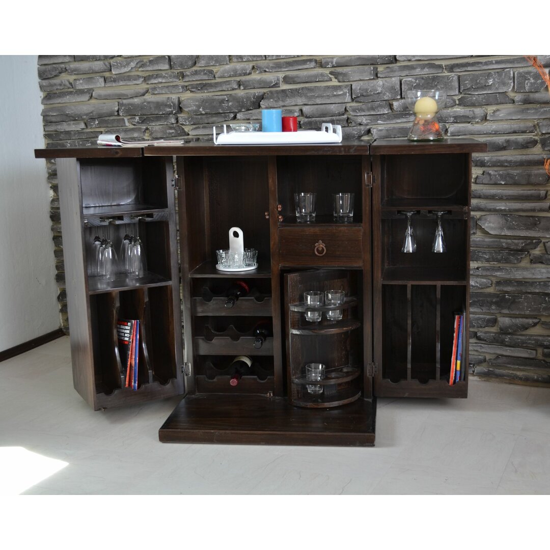 Barschrank Ernesto mit Weinregal