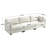 3-Seater Chenille Deep Sofa-114137367