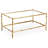 Albaugh Glass Top Single Coffee Table
