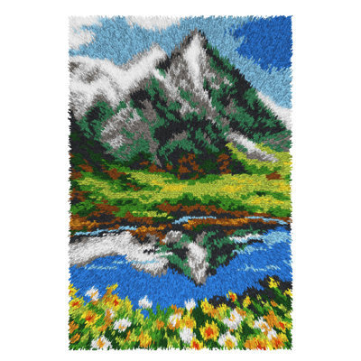 Trousse de tapis à crochets Latch Landscape Mountain 4262
