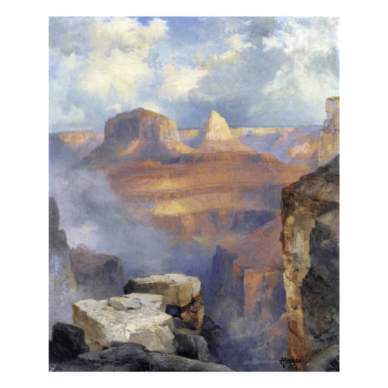 «Grand Canyon» par Thomas Moran - Impression giclée, H 40 po x l 32 po