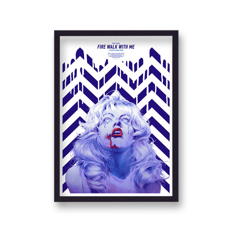Twin Peaks V1 Reimagined TV Poster - Single Picture Frame Print