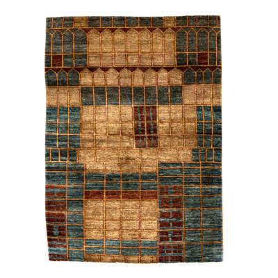 Wool Geometric Area Rug