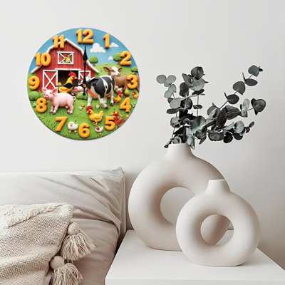 Horloge d'animaux de ferme
