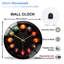 Horloge murale 12 po