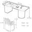 Ensemble de bureau et de chaises Maksut-409115886