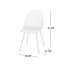 Mobilier d'extérieur blanc en polypropylène - Stable``