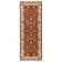 Hollander Oriental Handmade Hooked Wool Burgundy/Ivory Area Rug