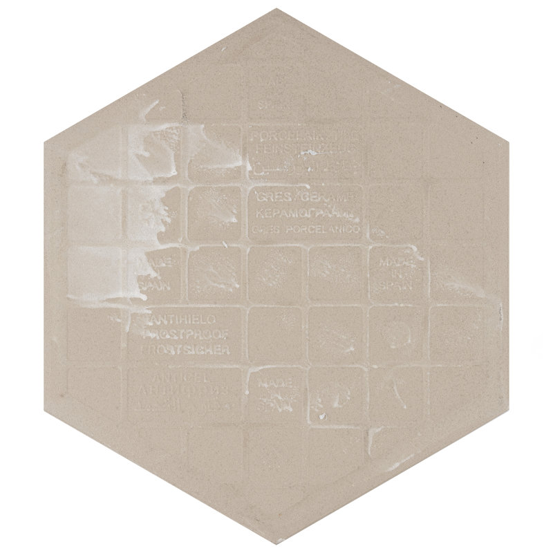 Emotion 9.88 " x 11.25" Porcelain Patterned Wall & Floor Tile, Red