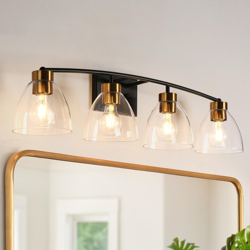 Éclairage pour salle de bain 4 lumières Bergeson