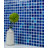 Premium Textured 0.9" X 0.9" Straight Edge Glass Mosaic Tile-108301301