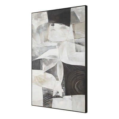 «Uttermost F pliant Time», art abstrait encadré
