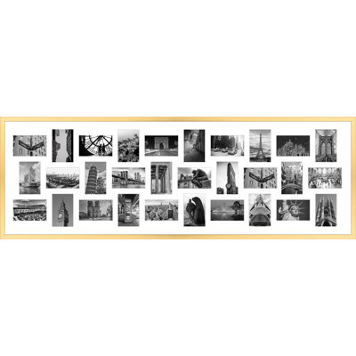 Kiryak Wood Picture Frame with Mat