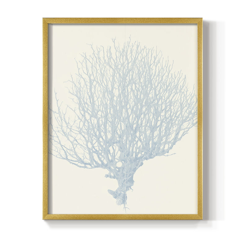 NAUTICAL Series XIII, reproduction encadrée - bois massif, H 11 po x l 9 po, Doré