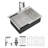 30 Inch Drop In Kitchen Sink 30x22 Stainless Steel Topmount Sinks Single Bowl 16 Gauge Stainless Steel Kitchen Sink with Kitchen Faucet-118193970