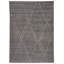 Wendy Jane Moroccan Area Rug in Dark Gray/White-121186294